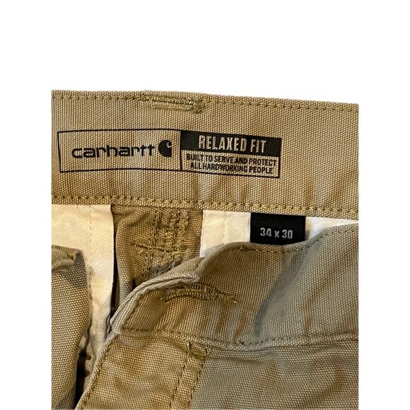 Carhartt Relaxed Fit Cargo Jeans Mens 34x30 - Picture 3 of 3